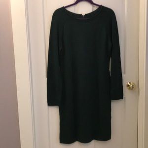 Hunter green sweater dress. Barely worn. EUC
